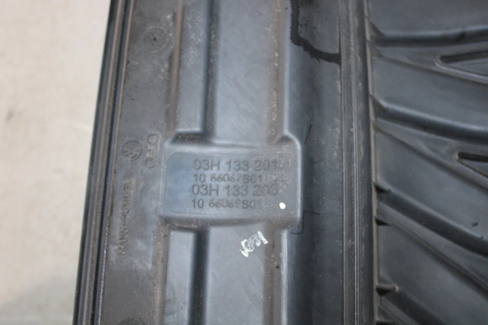 VW Touareg Atlas 2011-2017 3,6 L colector de admisión 03H133201AE puertos de vacío rotos Foto 3 de 4