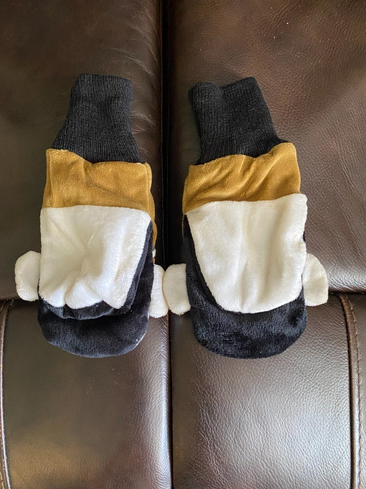 Purdue Boilermakers RARO Mitones o Calcetín Marioneta y Orejeras para niños/pequeños adultos Foto 3 de 4