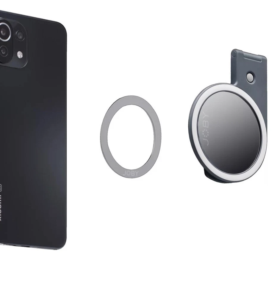 JOBY Beamo LED Ring Light Compatible with iPhone MagSafe or Universal Adapter - Image 2 of 4