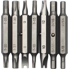 Megapro Tamperproof Screwdriver Replacement Bit Set Security Torx, Hex, Spanner