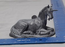 VTG Pewter Michael Ricker UNICORN Mail Letter Holder Lim Ed #935/2250 SIGNED