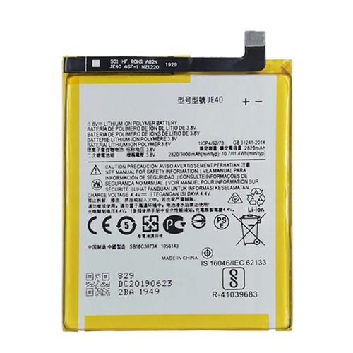 Zamiennik do Motorola Moto G7 Play Wewnętrzna bateria 3000mAh JE40 + narzędzia - Zdjęcie 3 z 5