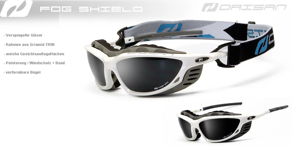 Brillenträger - Sportbrille Skibrille mit Optik-Clip verglasbar in Sehstärke - Bild 2 von 2