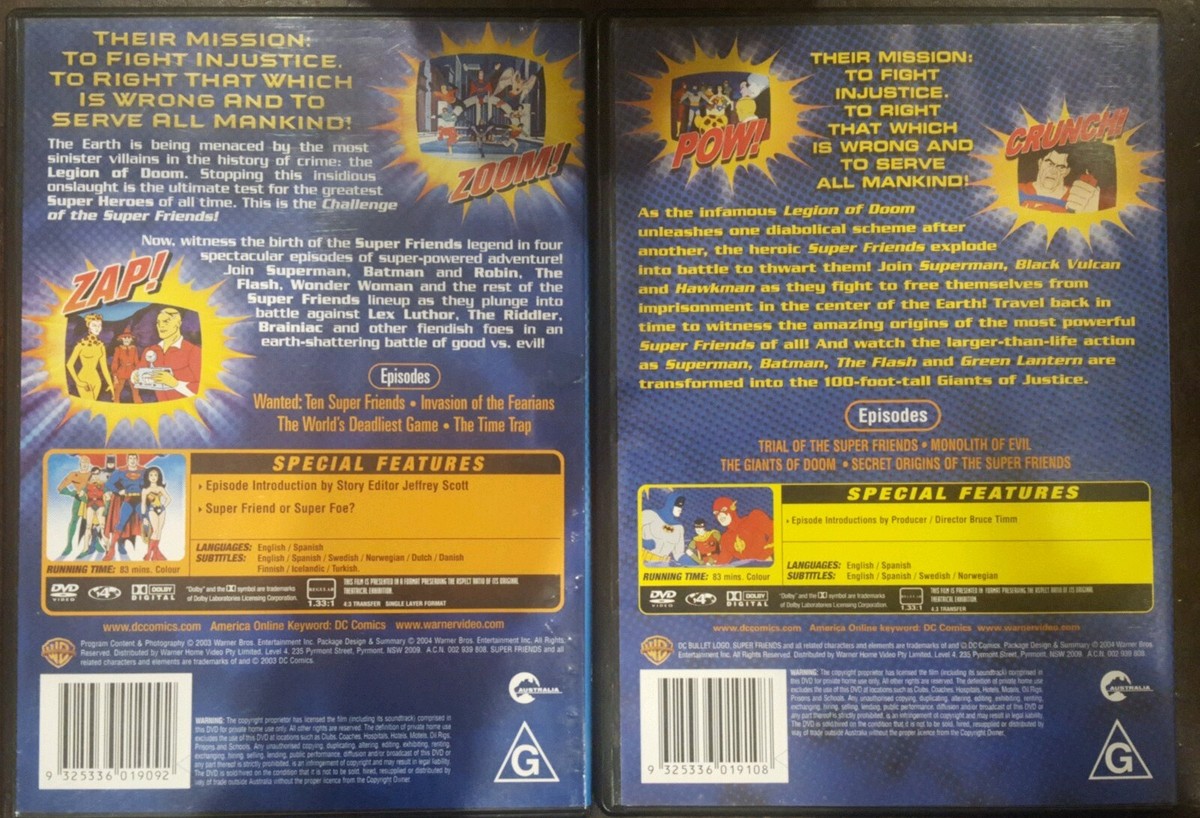 CHALLENGE OF THE SUPER FRIENDS DVD ATTACK THE LEGION OF DOOM