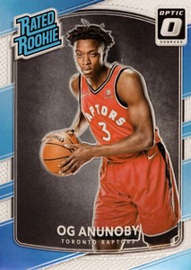 2017-18 Panini Donruss Optic Basketball Rated Rookies #178: OG Anunoby Jr.