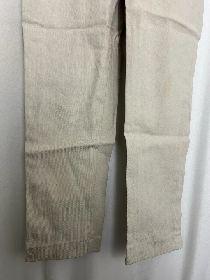 "Pantalones de tiro vintage años 60 Lee Stretch Frontier dama sarga cintura alta 13"" 26x29" Foto 2 de 4