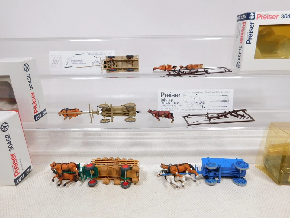 Preiser 1:87 H0 4x Carrozza 468 30434 30435 30462 Sg / Mint + Box # EI38-0,5 - Immagine 3 di 4