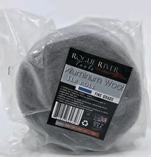 Aluminum Wool (FINE Grade) - 1lb Roll - by Rogue River Tools. Soft clean!