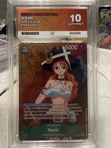 Nami (Alternate Art) graded ACE 10 for sale on eBay