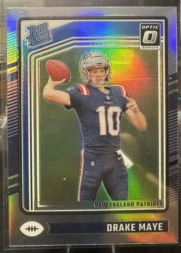 2024 Panini Donruss Optic Rated Rookie Drake Maye #229 Holo Prizm (RC) Patriots