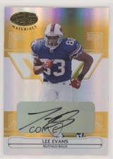 2006 Leaf Certified Materials Mirror Gold Signatures 1/15 Lee Evans #18 Auto 0q3