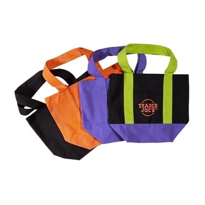 Trader Joe's Halloween Tote Bags - Orange/ Black/ Purple/ Multicolor - SET OF 4
