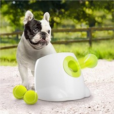 Automatischer Ballwerfer für Hunde, Hunde Ball Interaktive Ballwurfmaschine 3...