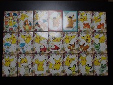 Pokemon Pronto Promo Thank you Card Complete x21 Charizard Pikachu Eevee #5975