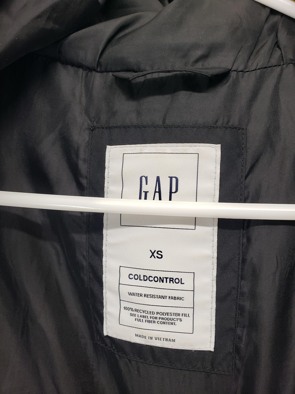 GAP ColdControl Coat Womens Extra Small Black Hoo… - image 18