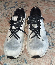 On Cloud X 4 White Low Top Lace-Up Athletic S...