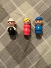 Vintage Fisher-Price Little People Lot Of 3 Character Included