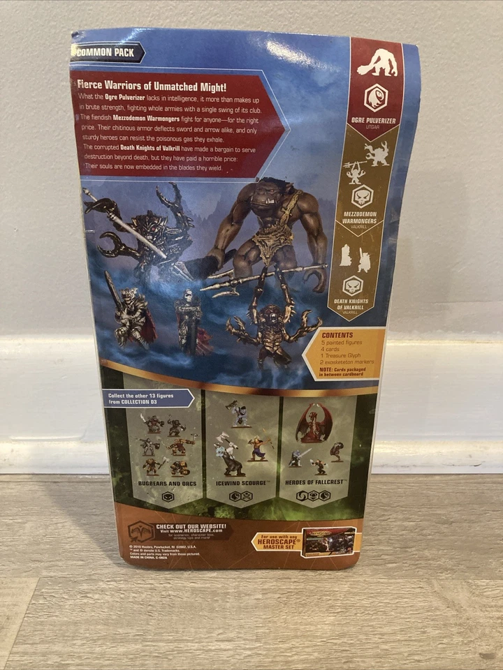 Heroscape Valkrill's Legion Moltenclaw's Invasion D&D Death Knights Mezzodemon Foto 3 de 4