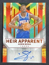Adem Bona 2024-25 Panini Court Kings Heir Apparent Ruby Auto RC /75 #HA-BON