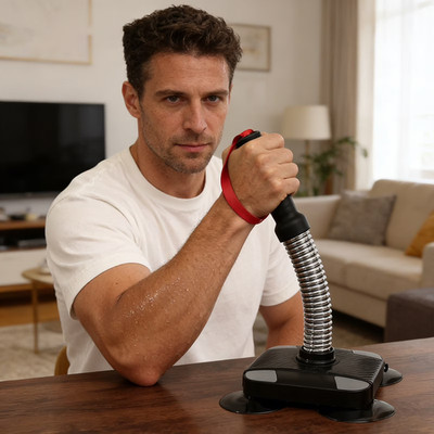 Forearm Trainer Wrist Fitness Workout Home Gym Arm Wrestling Hand Gripper