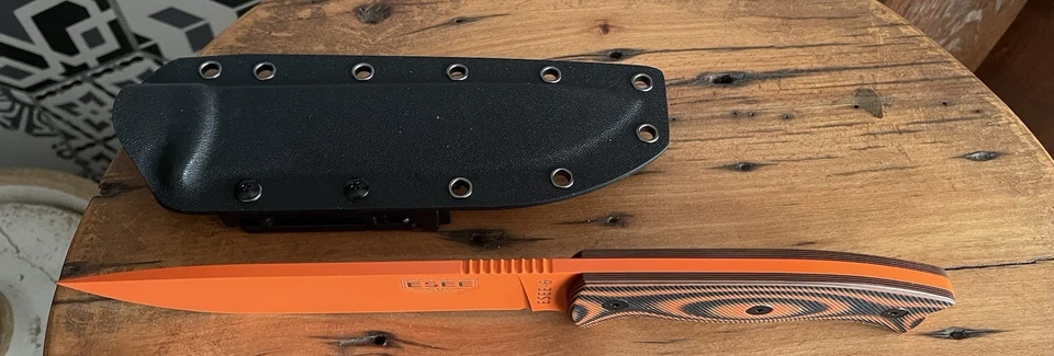 ESEE Model 6 Fixed Blade Knife 1095HC Steel Full Blade G10 Handle - Image 3 of 4