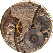 1913 WALTHAM POCKET WATCH MOVEMENT 19162180 GRADE 610 16s 7j JT