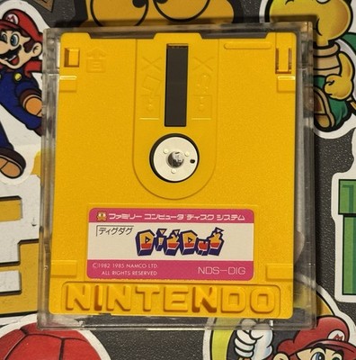 Dig Dug & Galaxian Nintendo Famicom Disk System Japan Import US Seller TESTED