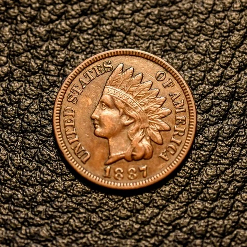 (ITM-7823) 1887 Indian Cent ~ AU+ Cndtn ~ COMBINED SHIPPING!