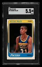 1988-89 Fleer Set-Break # 57 Reggie Miller SGC 5.5 EX+