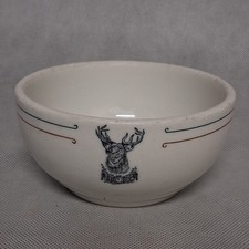 1935 BPOE Cereal Bowl Elk Stag Design Bailey Walker Bedford OH Restaurant China