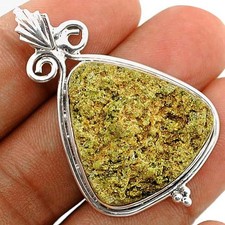 Natural Druzy 925 Solid Sterling Silver Pendant Jewelry B19-3