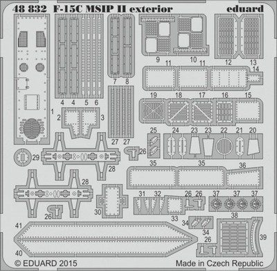 F-15C MSIP II exterior - Great Wall Hobby - / 1:48 - Eduard 48832