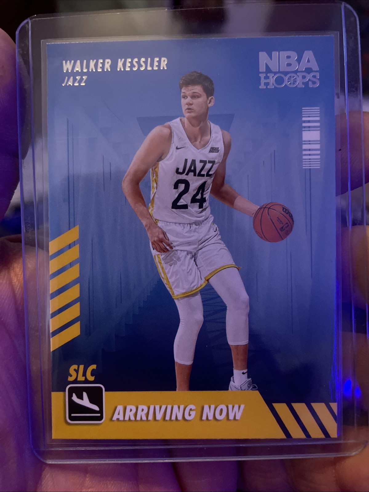 2022-23 Panini NBA Hoops - Arriving Now Walker Kessler #22 (RC) Utah Jazz Card
