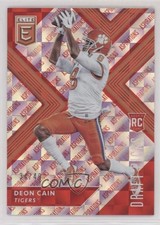 2018 Panini Elite Draft Picks Aspirations Red 34/49 Deon Cain #114 0kz8