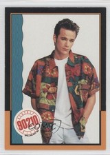 1991 Topps Beverly Hills 90210 Luke Perry He's a Rebel #2 0e3