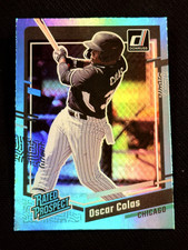 2023 Donruss HALO BLUE FOIL REFRACTOR RATED PROSPECT Oscar Colas item 1