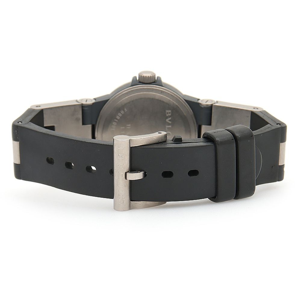 Bvlgari Diagono Titanium Watch TI32TA Swiss Quartz Timepiece