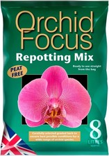 Orchid Focus Repotting Mix, 8L - Growth Technology Orchid Potting Mix for Orchi 2.15 per litre