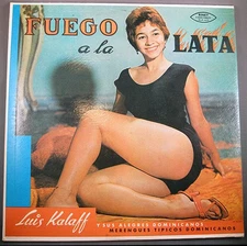 Luis Kalaff Fuego a la Lata Merengue Record on Riney Records Latin