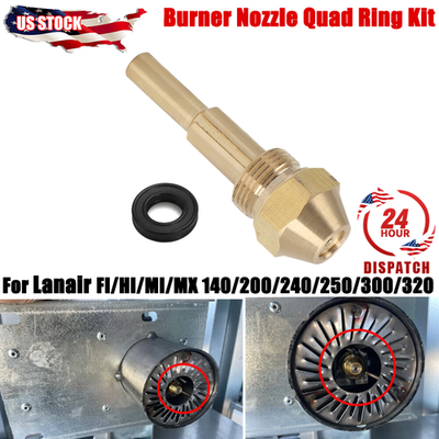 #ad #ad For LANAIR MX HI 320 140 FI MI 240 250 Waste Oil Heater Burner Nozzle amp;Quad Ring $9.49