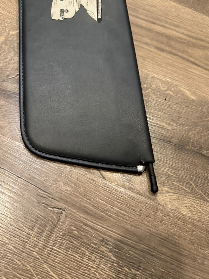 1987-1996 Dodge Dakota Driver & Passenger Sun Visor Pair Set Gray Vinyl - Изображение 4 из 4