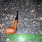 HHG Estate billiard Shape Tobacco Pipe - Wood Bowl Black Stem Approx 5 in — photo 6