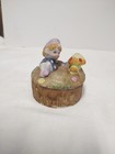HOMCO TRINKET BOX - Pixie Elf & Mushroom Toadstool 2-piece w/ Lid 1970s Vintage — photo 1