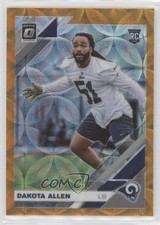 2019 Panini Donruss Optic Rookies Orange Scope Prizm 77/79 Dakota Allen #117 h8k