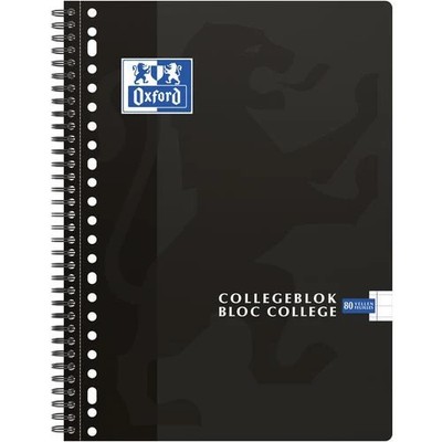 Oxford Collegeblok a4+ zwart