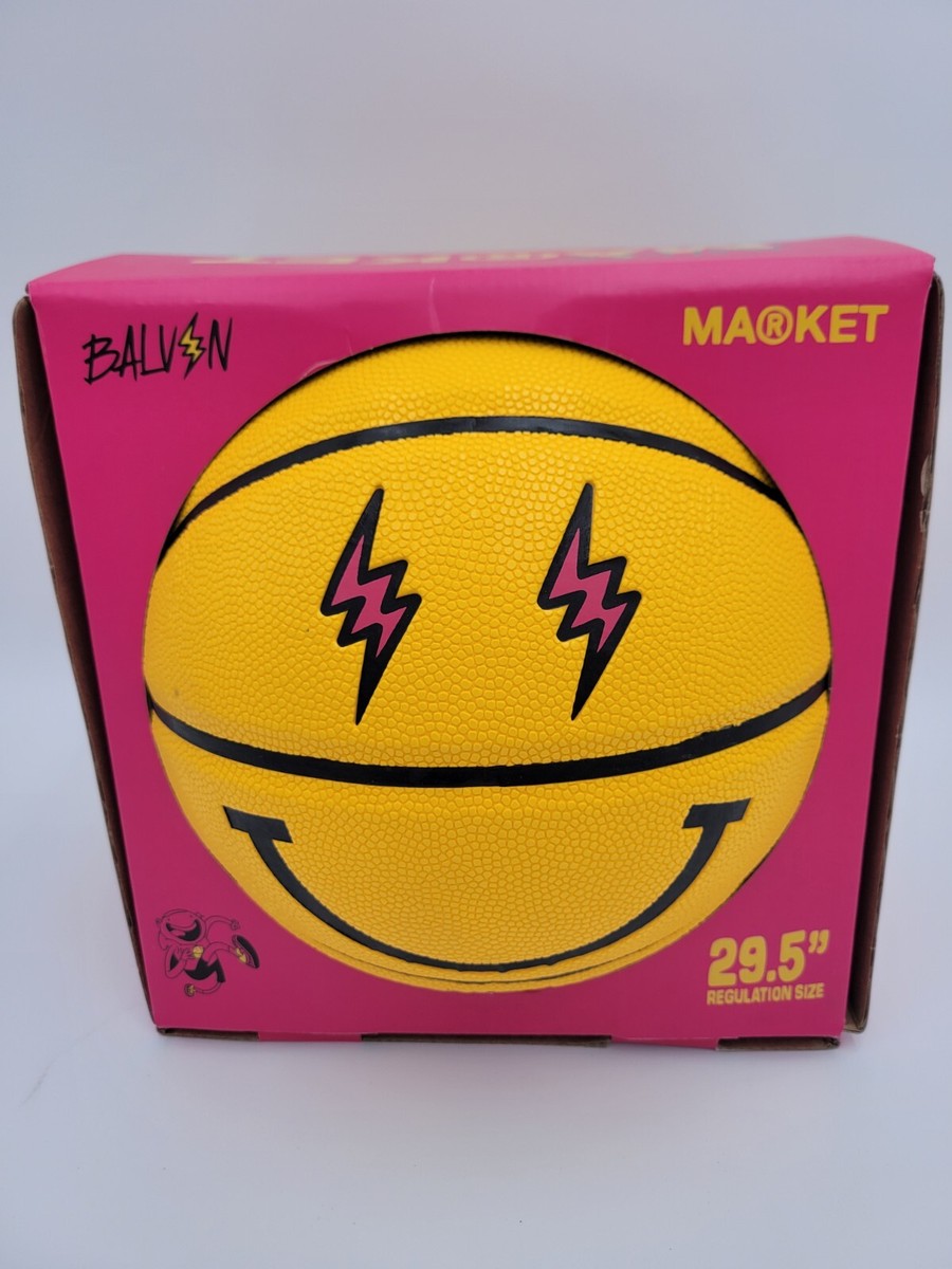Market X JBalvin Smiley Basketball Lightning Bolt 29.5