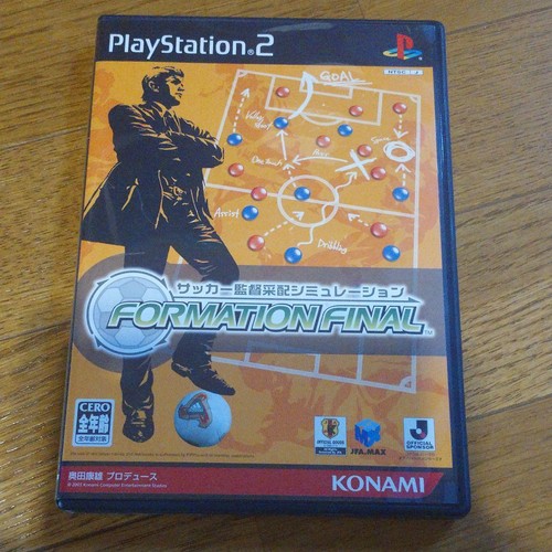 Used Konami 2003 Soccer Kantoku Saihai Simulation: Formation Final Sony PS2 JPN - Picture 10 of 12