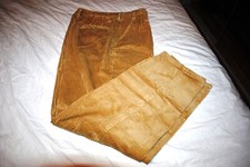 Vtg 90's The Limited Chino Wide Wale Corduroy Trousers Pants Womens Sz 8 Tan