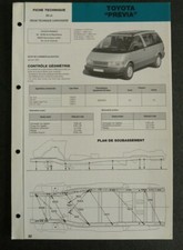 Revue technique Toyota PREVIA