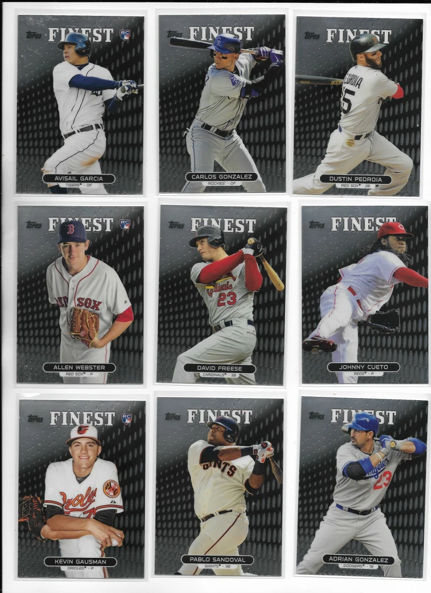 2013 Finest PICK-A-CARD Pedroia Lee Cole RC Gregorius RC Ryu RC Puig RC  Rizzo ++ | eBay